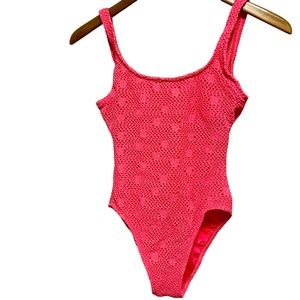 Vintage hot pink swimsuit